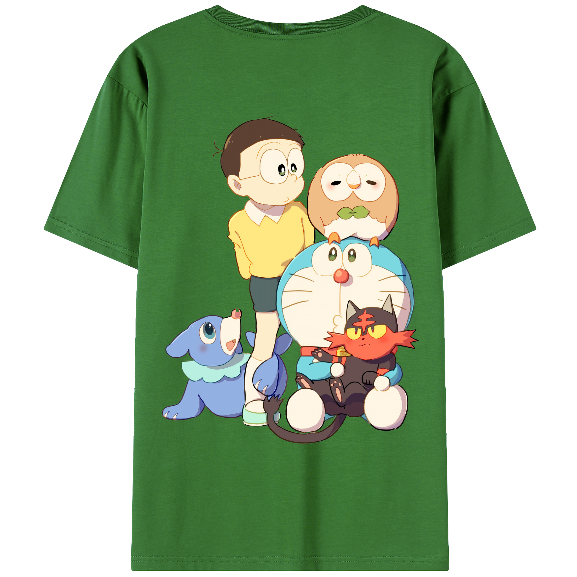 （画像用） ドラえもん Doraemon レディース半袖Tシャツ(バックプリント)